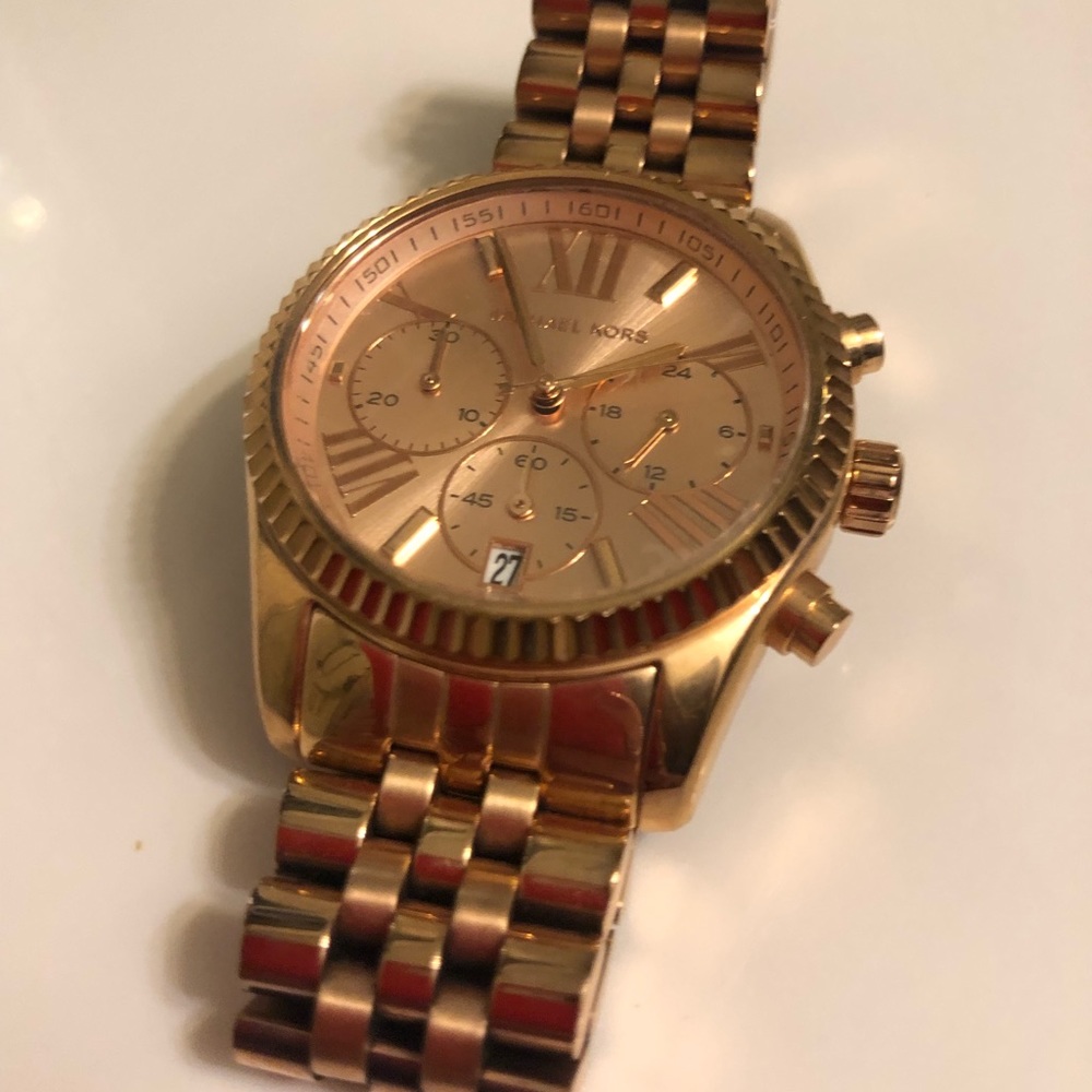Michael Kors Rose Gold Lexington Watch
